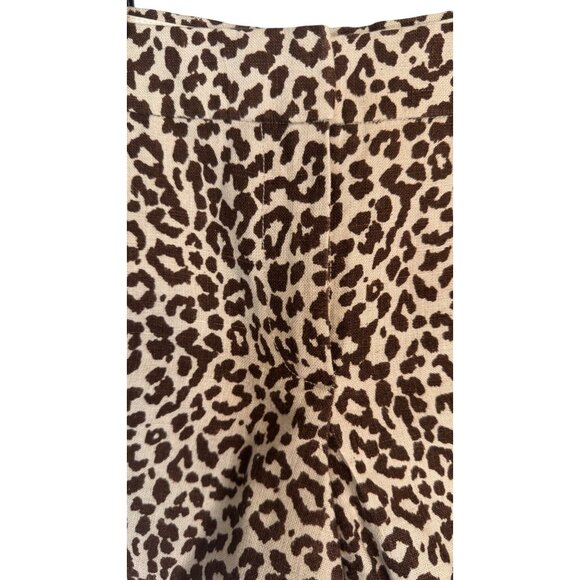 J. Crew Size 0 Leopard Print Shorts Cotton Blend - Picture 4 of 13